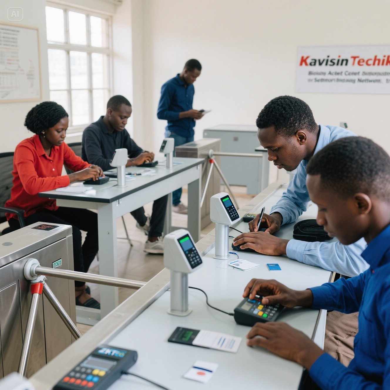 dreamina-2025-08-17-7852-Biometric-Access-Control-System-Integrat Biometric Access Control Systems Installation Skills Training - Jan 2026