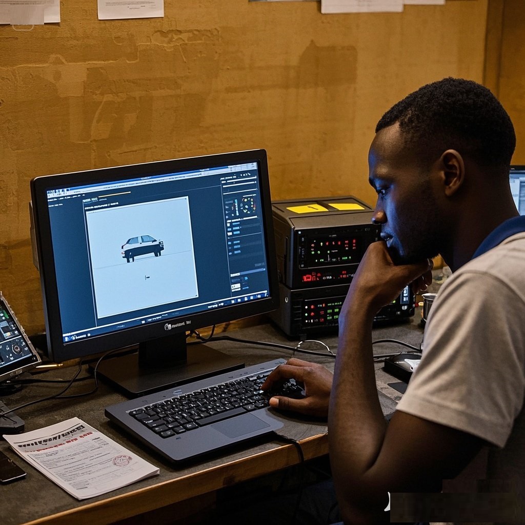 dreamina-2025-11-01-3171-𝐓𝐡𝐞-𝐒𝐨𝐟𝐭𝐰𝐚𝐫𝐞-𝐂𝐞𝐧𝐭𝐫𝐢𝐜-�-1 Shifting Gears: Why Basic Auto Electrics & Diagnostics are Non-Negotiable Skills for the Modern Driver